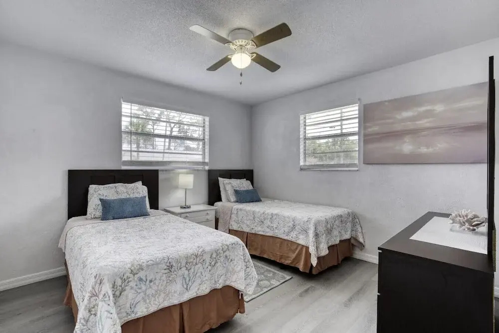 Coquina Cabana With Fenced Yard and Adorable Decor
