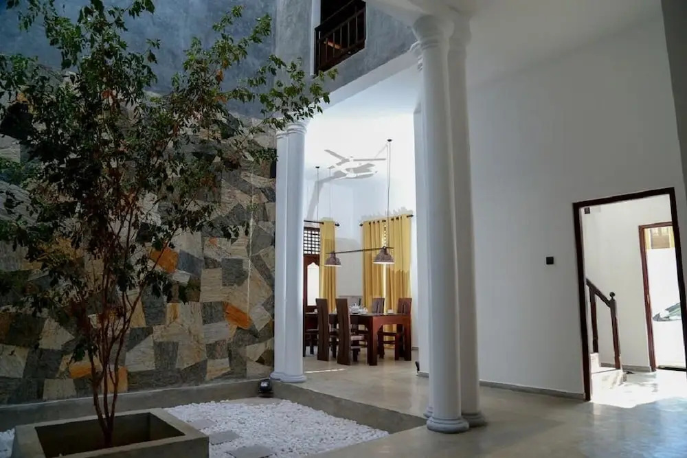 The villa has 6 bedrooms, 1 bathroom, a flat-screen Tv with satellite channels,