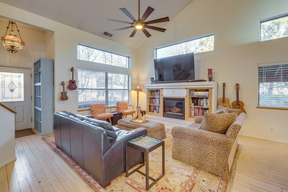Game Room + Patios: Home 2 Mi to Dtwn Flagstaff
