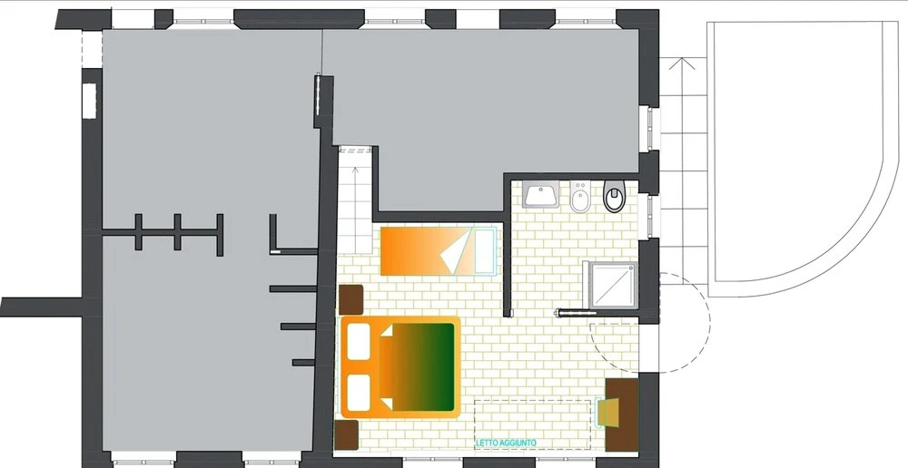 Studio in Castel Colonna, With Private Pool and Wifi Near the Beach