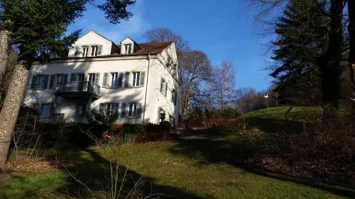 Villa mit Pool im Park Wachwitzgrund - Große Ferienwohnung in EG der Villa