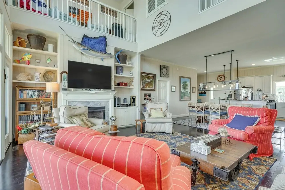 Marina & Golf Course Views: Edisto Island Home