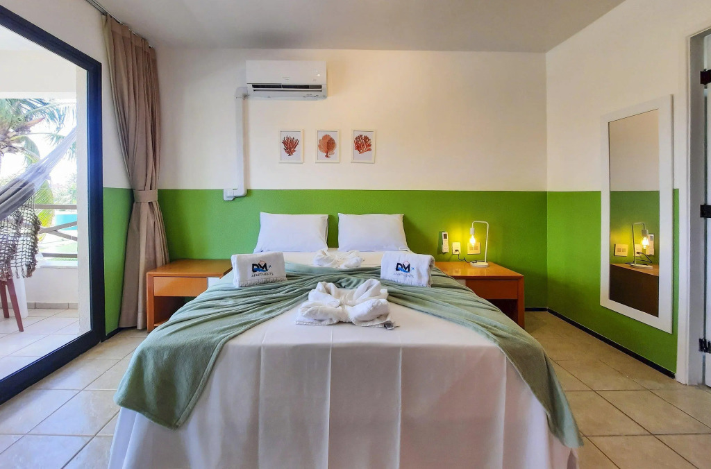 Aquaville Resort Pé na Areia 3 suítes 7 Pessoas
