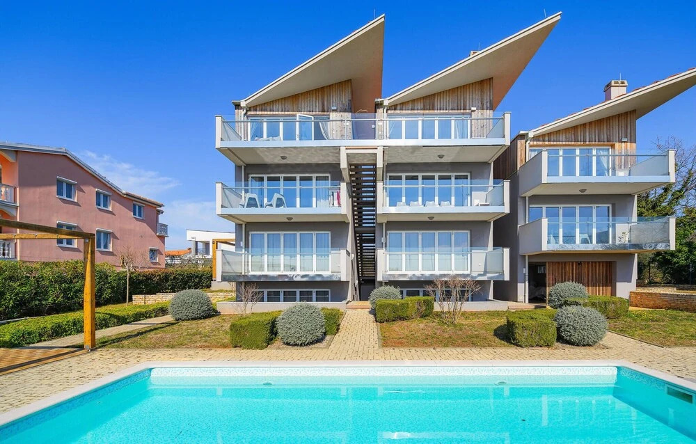 Awesome Apartment in Zambratija With Outdoor Swimming Pool, Wifi and 2 Bedrooms