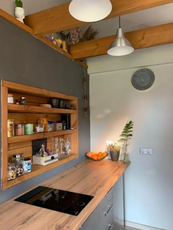 Two story tiny house