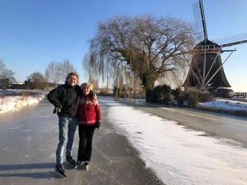 Mondriaanmolen, a real Windmill close to Amsterdam