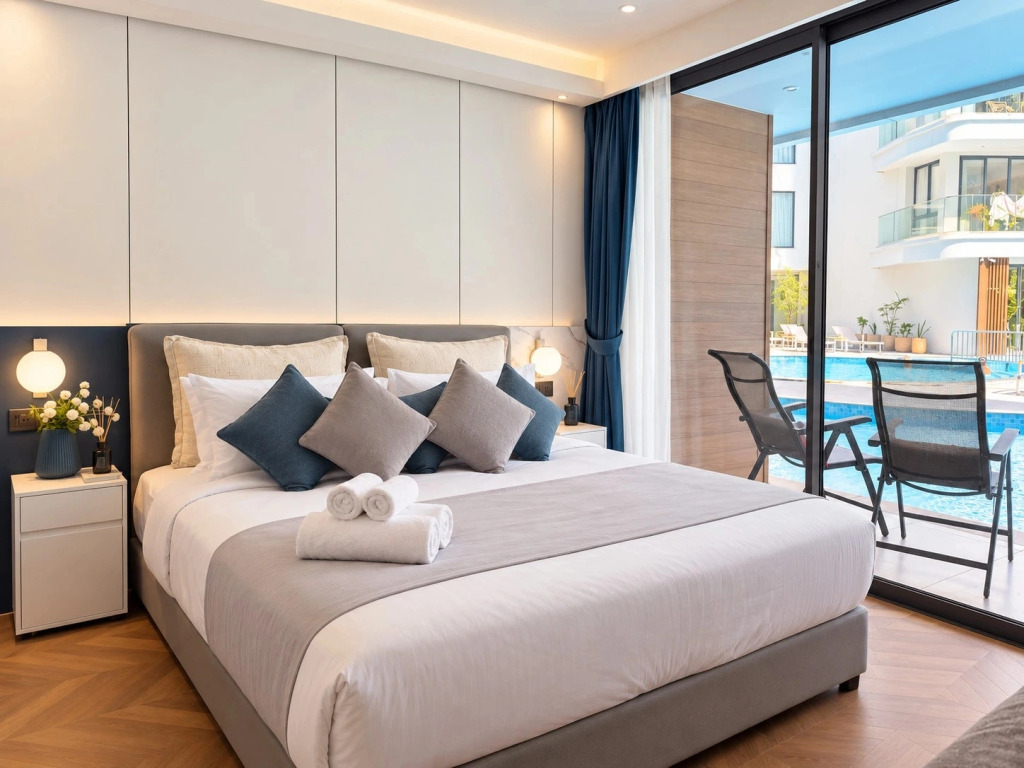 Апартаменты The Sunshine Beach King Suit Pool terrace