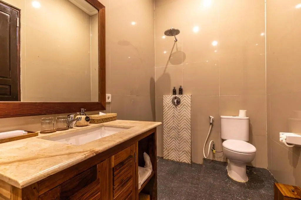 Номер Deluxe с красивым видом из окна в Meruhdani Boutique Hotel Ubud