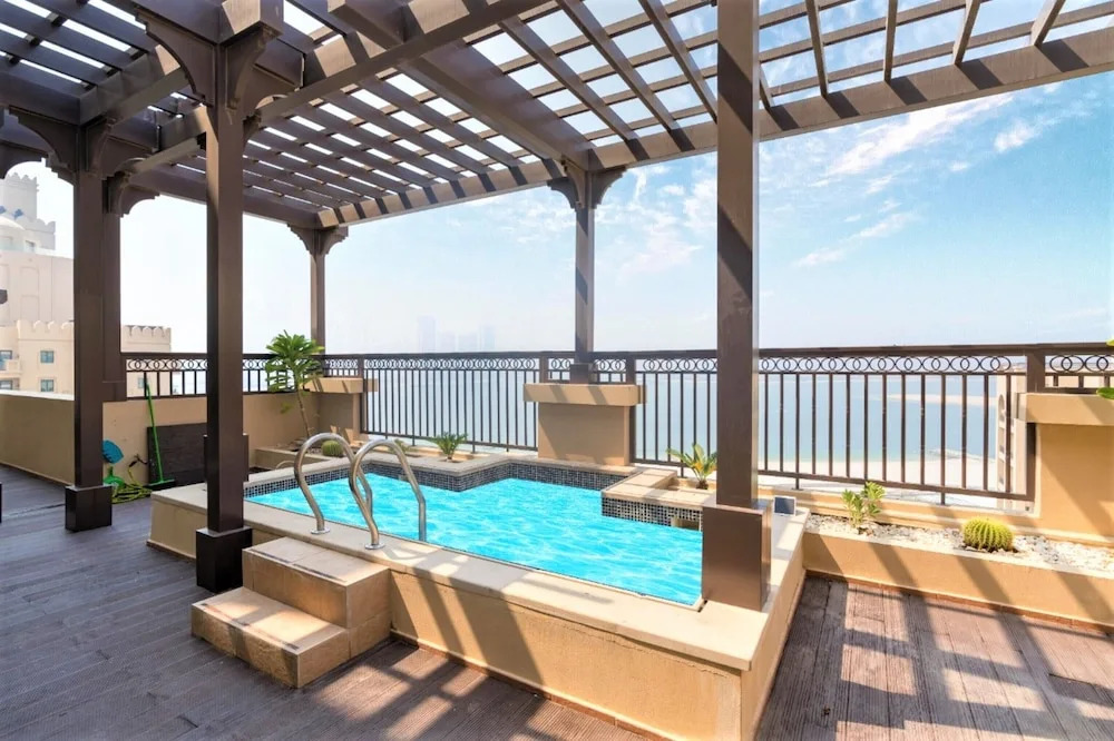 Seaview Penthouse with Private Gym & Outdoor Pool