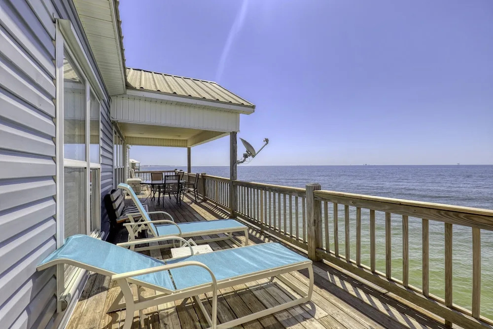 Beach Music - Gorgeous And Gulf Front! Large Deck Allows You To Stargaze With The Waves Crashing Beneath You. 4 Bedroom Home by RedAwning