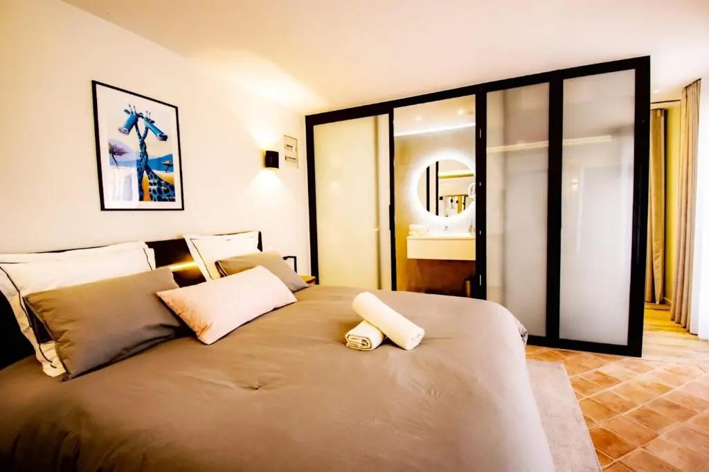 Appartement d'une chambre avec piscine partagee jardin clos et wifi a Aix en Provence