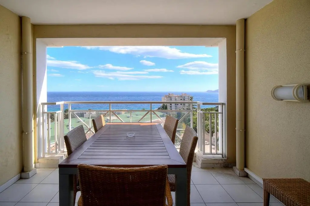 IMMOGROOM - 2BR - sea view - Swimming pool - Terrace - Parking - AC - Wifi