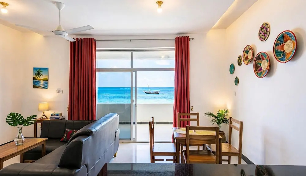 Tropical Beachfront Escape 2-bedroom Apartment in Uroa, Zanzibar
