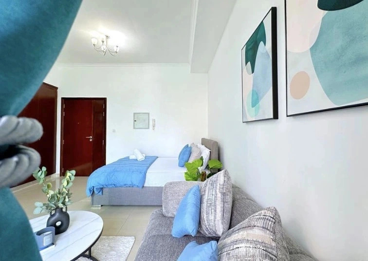 Квартира Lxury Brand New Studio with Balcony and Marina View
