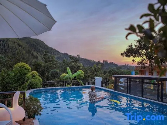 Muse·Starry Sky Pool Parent-child Camping Suxi Holiday Villa
