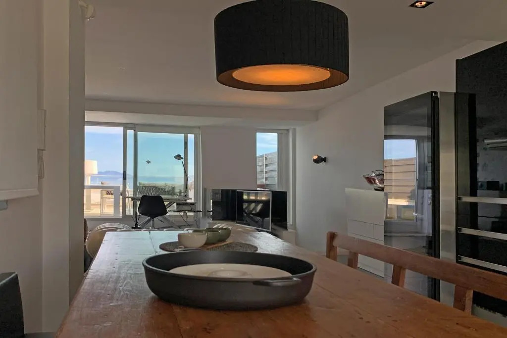 Luxe penthouse centrum l'Escala 300m STRAND-8PAX WiFi 2Parking
