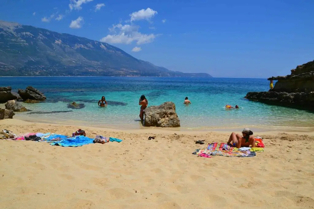 Kefalonia apartments - 2 bedroom apartment in orchard, cute veranda, ground floor