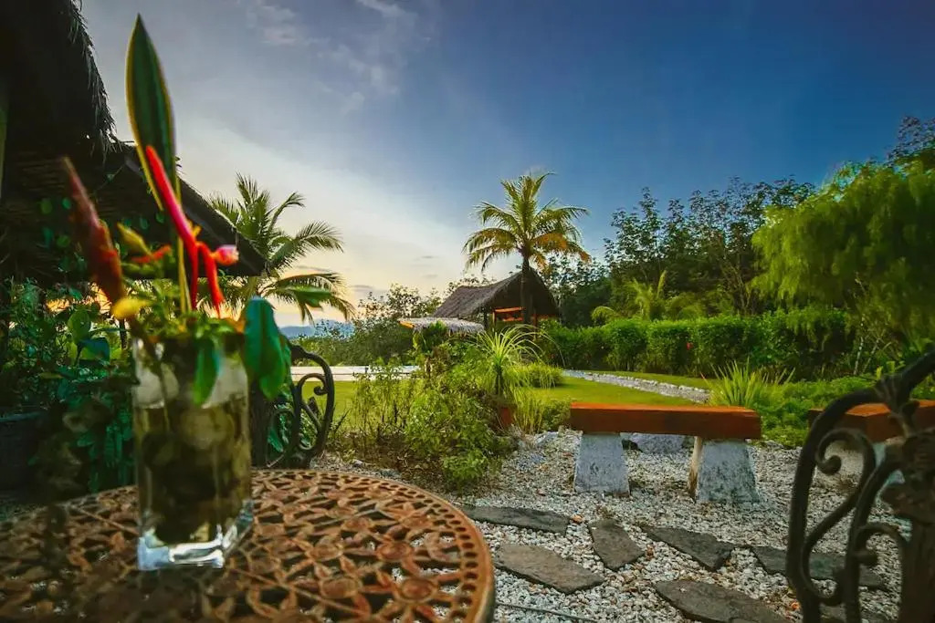 Romantic Tropical Retreat with Sunset & Rice Field Views