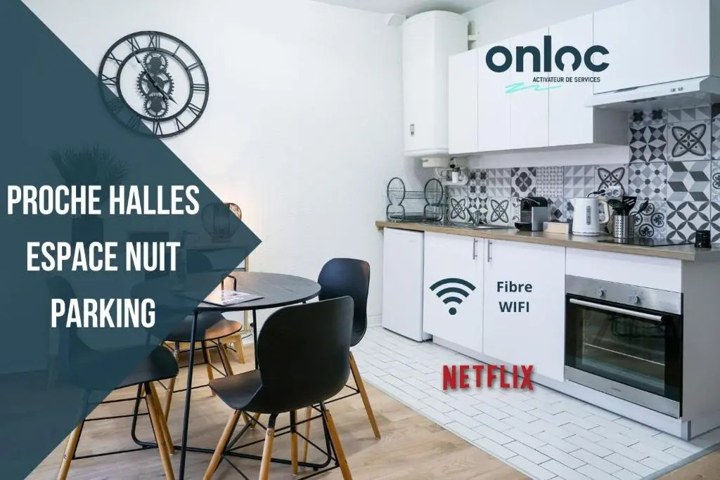 ONLOC - Appart Réveil proche Halles avec parking