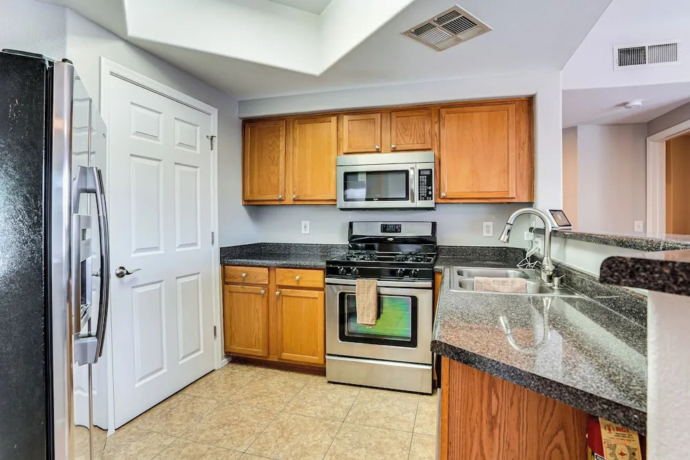 2 Desert Breeze Villas Units: Patios & Pool Access