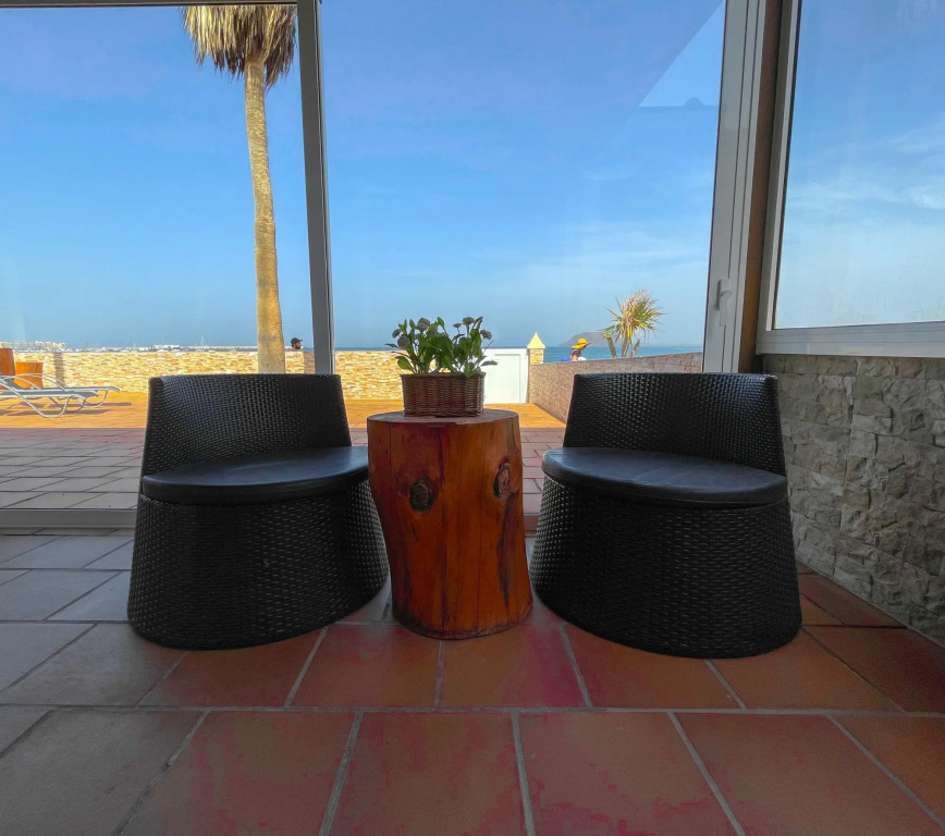 Beachfront Villa San Antonio with Private Heated Pool BBQ in the Heart of Corralejo by Amazzzing Travel