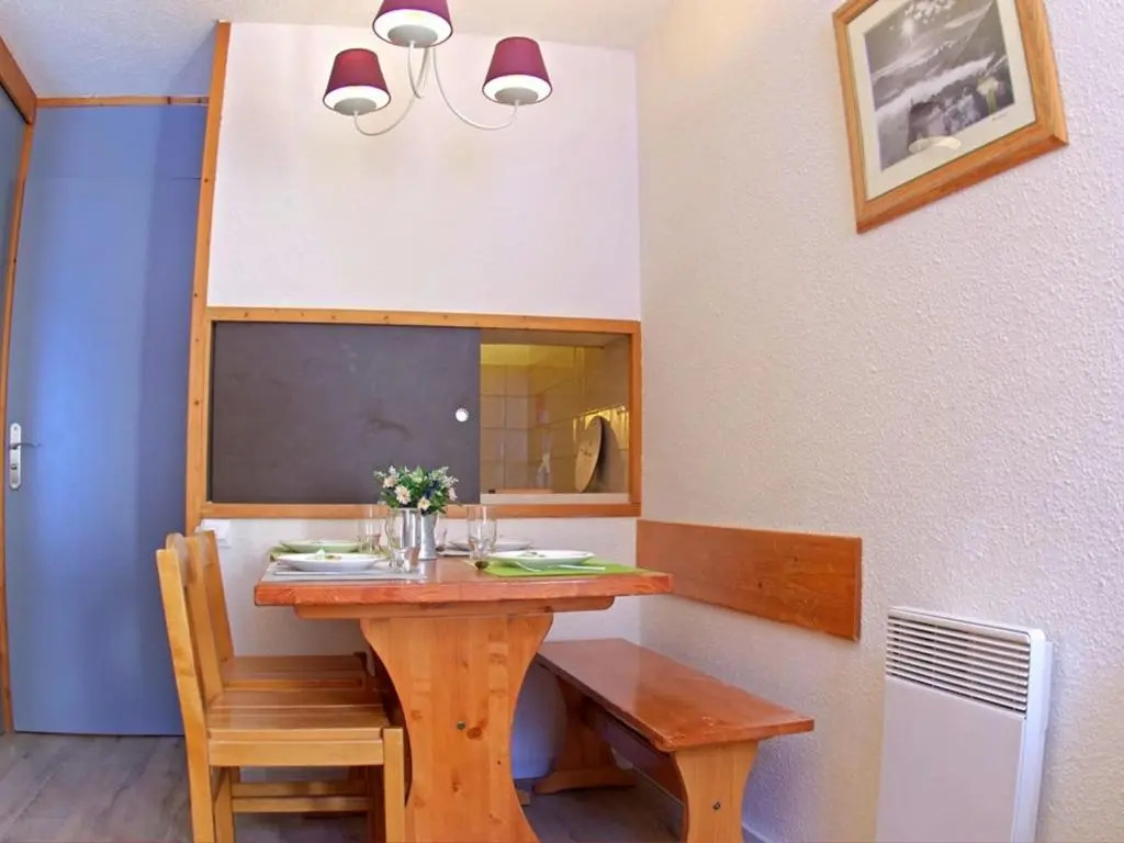 Studio divisible pour 4 pers avec terrasse, casier à skis à Valmorel - FR-1-291-757