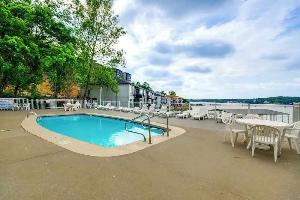 Pool + Water Views! 3rd-floor Lake Ozark Retreat