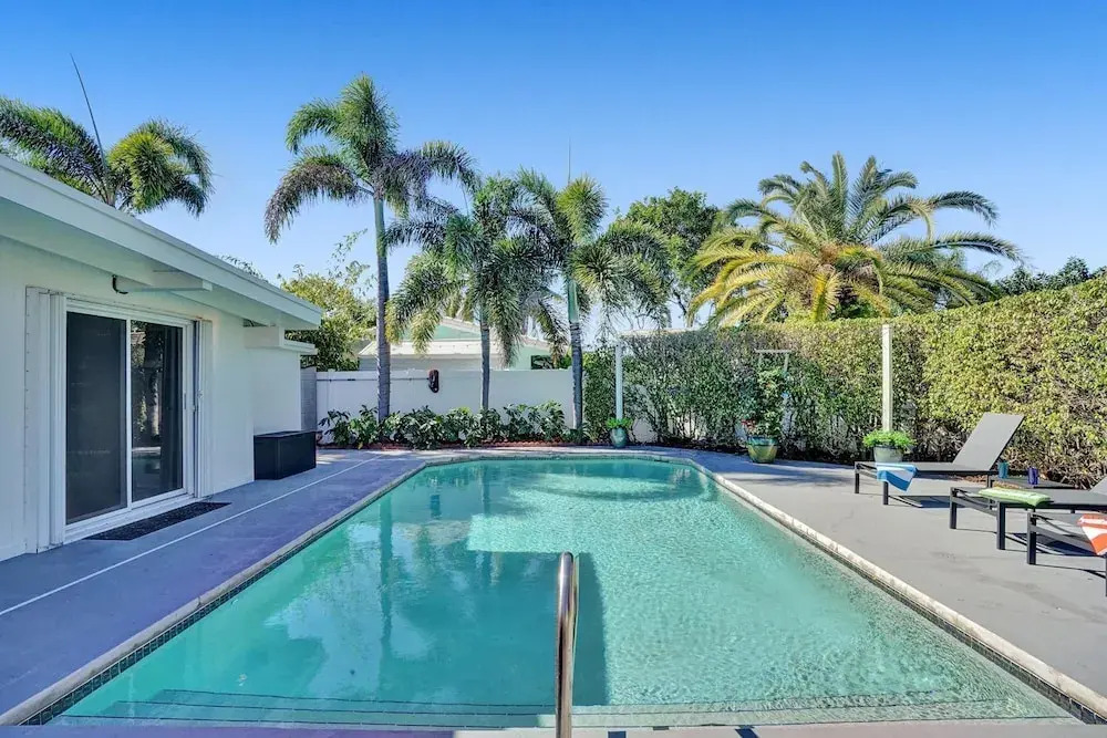 Renovated home wheated pool BBQ