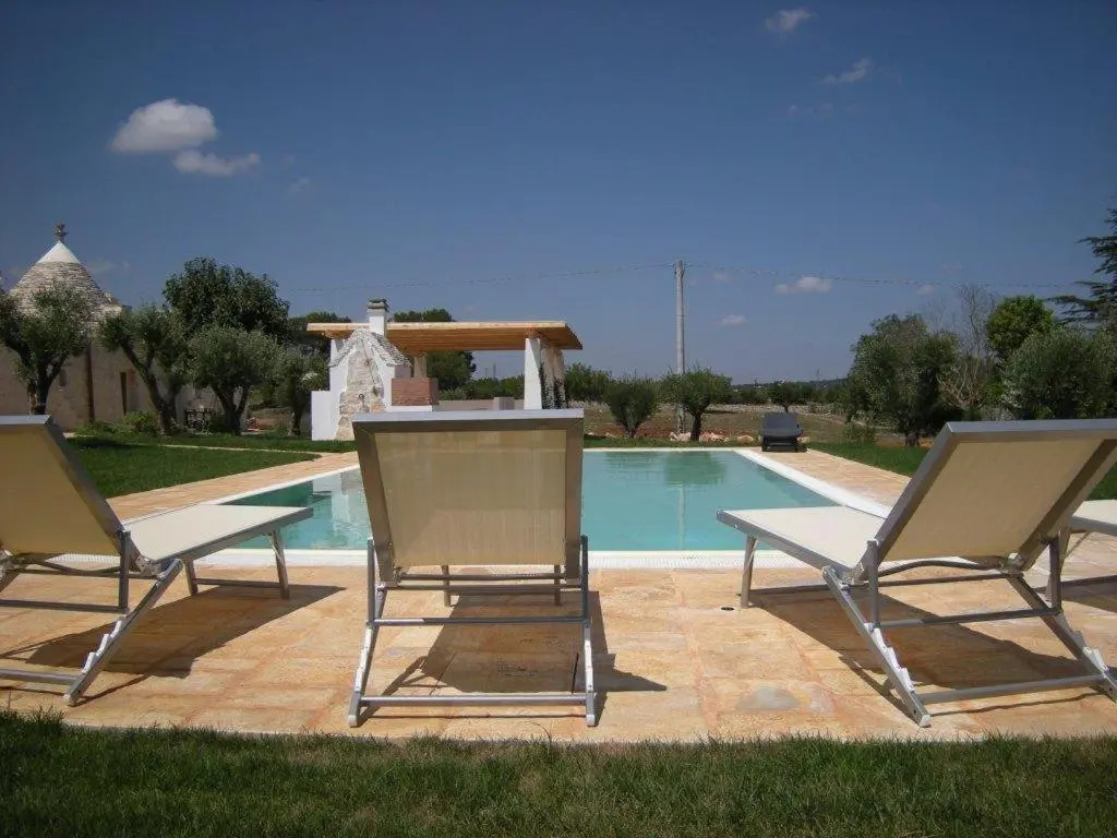 Trulli Terrarossa con Piscina