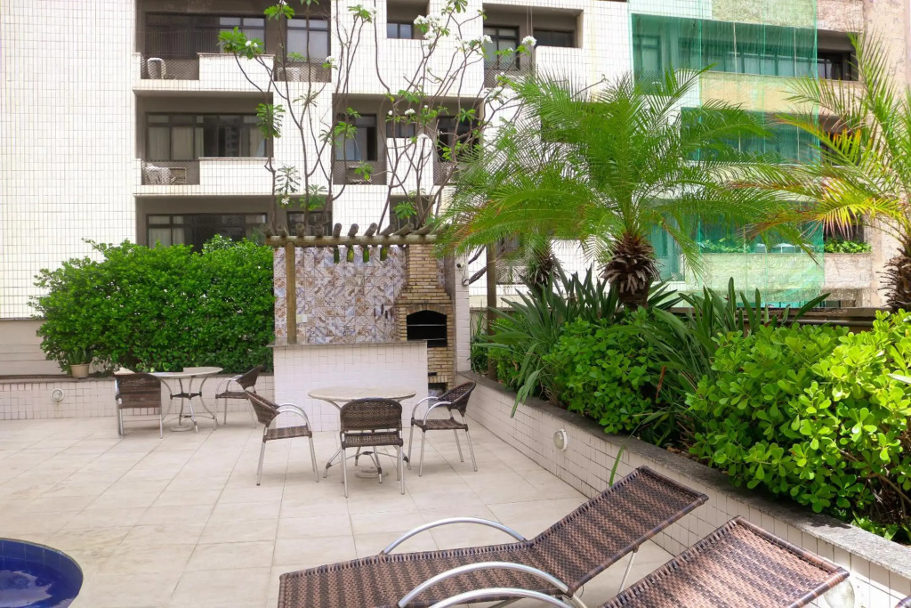 Apartamento com Varanda vista mar, Max 4 Pessoas