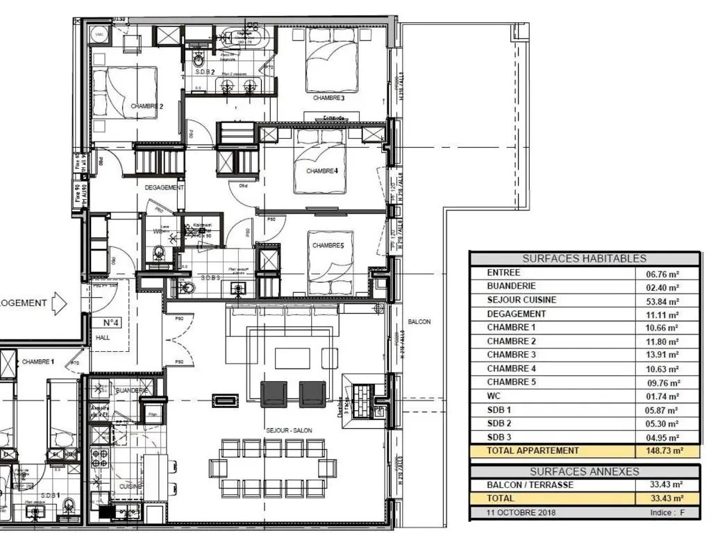 Appartement Méribel, 6 pièces, 12 personnes - FR-1-613-18