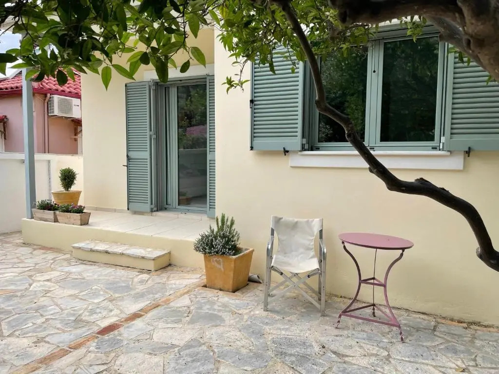 Sea front house on the beach, Peloponnese