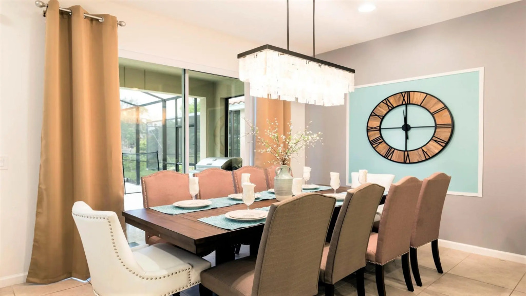 Modern 8BR Villa w Pool SPA Close to Disney