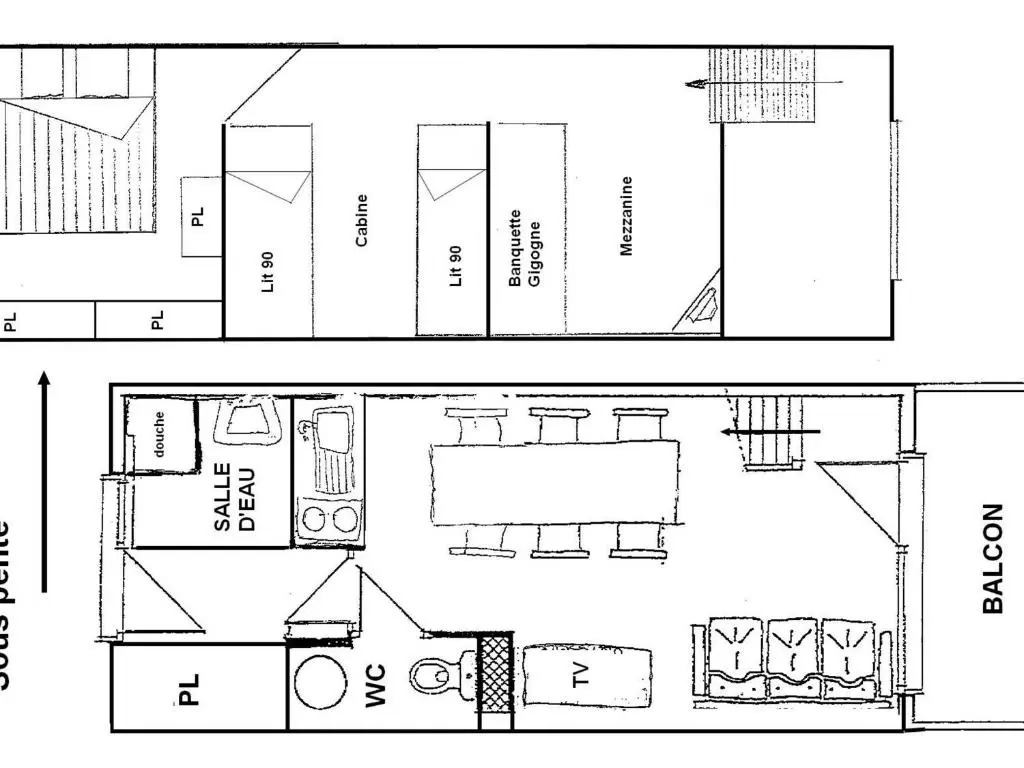 Appartement Hauteluce, 3 pièces, 6 personnes - FR-1-293-9