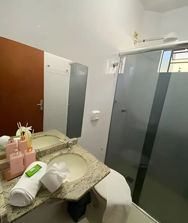 Apartamento para 4 pessoas com AC