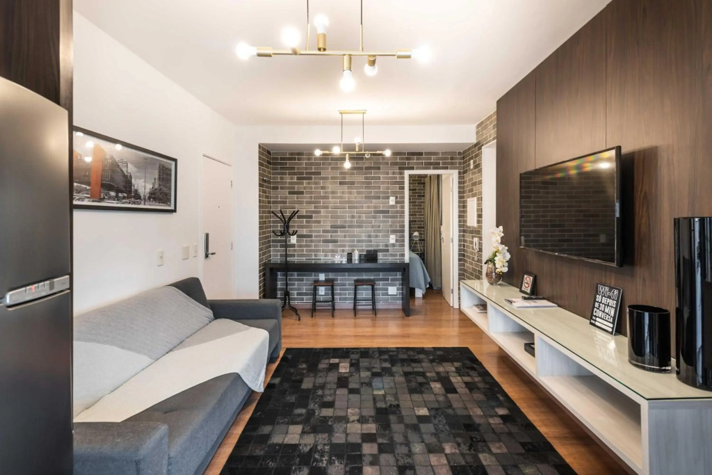 7 Aptos Premium Decorados 2 Qtos Suíte e 1 Qto Vista Panorâmica Varanda Piscina Academia Garagem WiFi Perto do Metrô SP