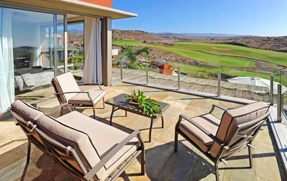 Apartment With one Bedroom in Salobre, With Wonderful Lake View, Furnished Terrace and Wifi - 8 km From the Beach