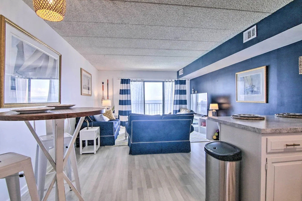 Waterfront + Pool! Ocean City Condo 1 Mi to Beach
