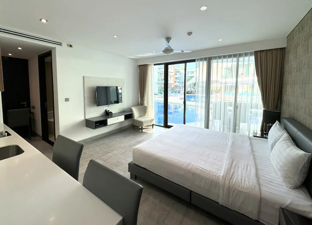 Private studio at Twin Sands Resort