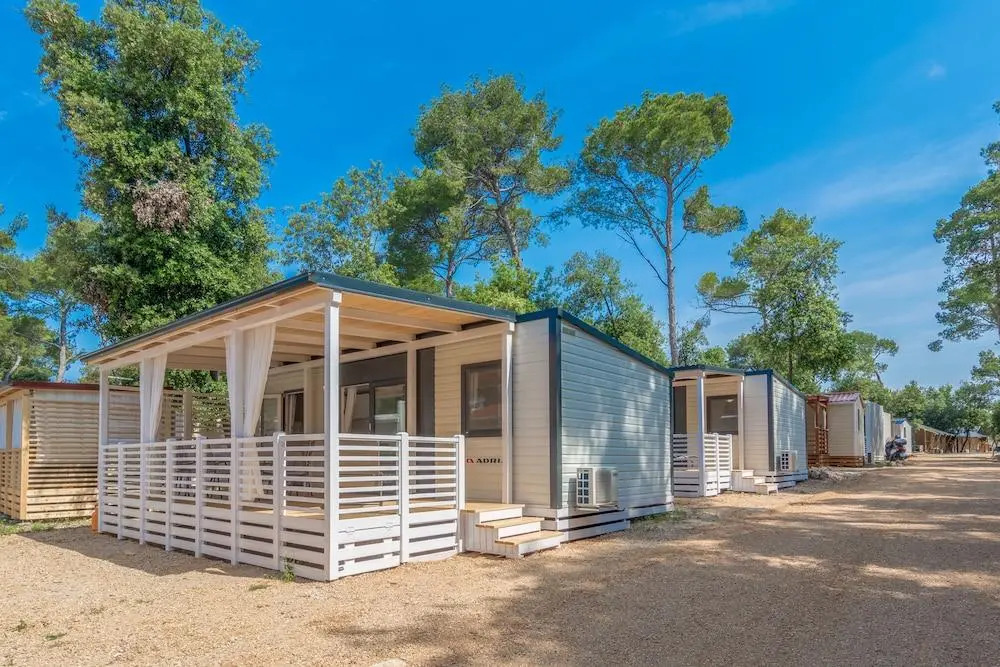 Mobile Homes in Camp Soline at Biograd
