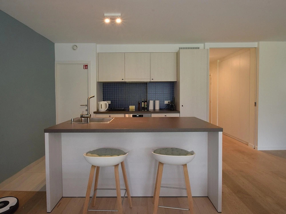 Modern Apartment Near Beach and Garden Views