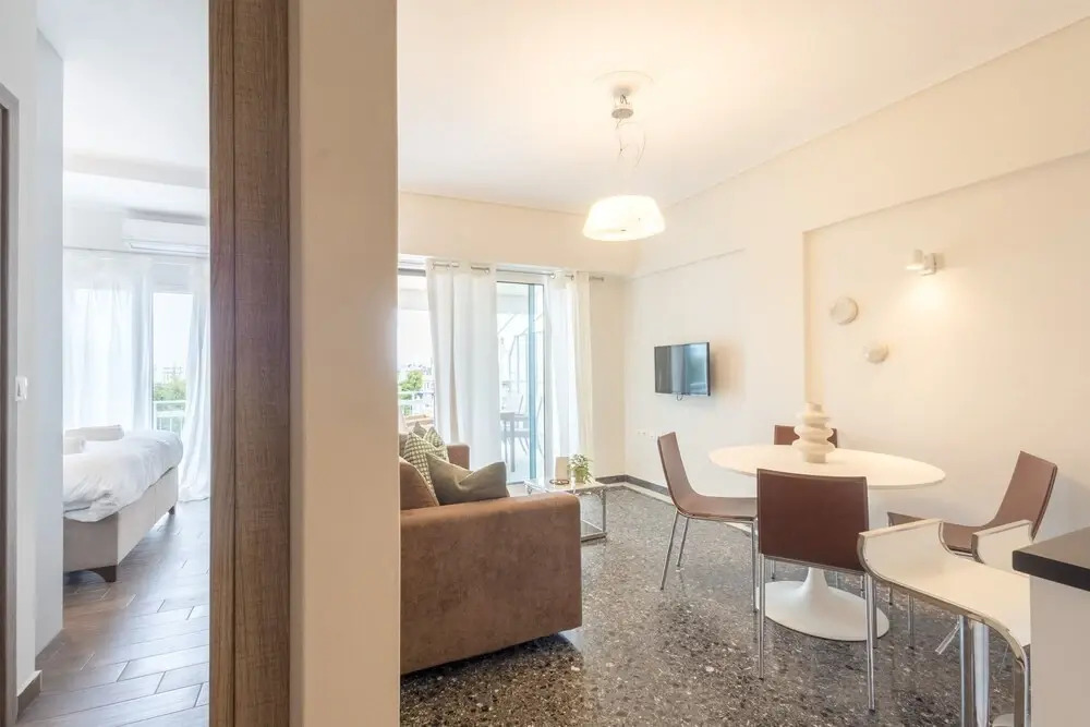 Beachfront 2-bedroom Stay in Voula
