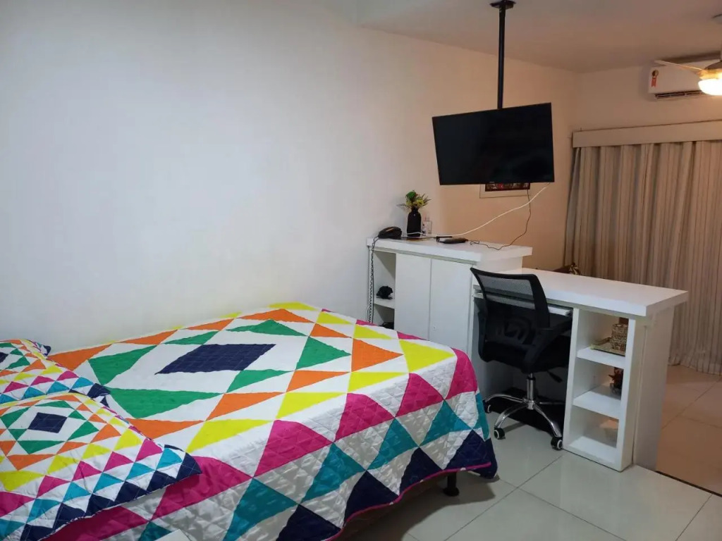 Studio Lateral Vista Mar Barra Internet cama de casal Netflix