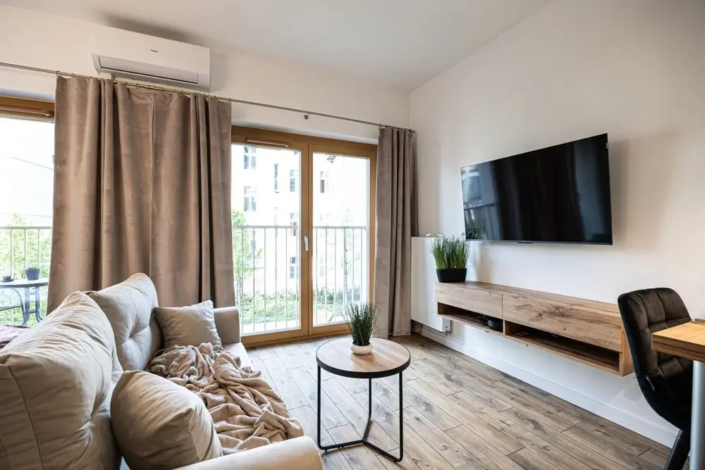 Nuevo Studio Nowy Port Balkon Klimatyzacja