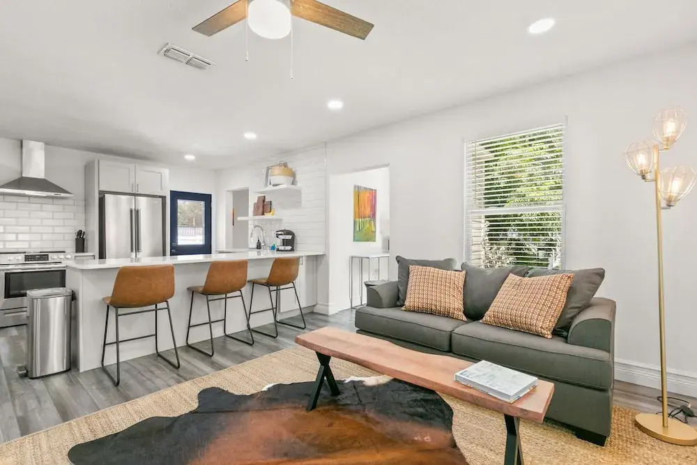 NEW Soho Sanctuary - Gorgeous Apartment Steps to S Howard Ave With Fenced Yard