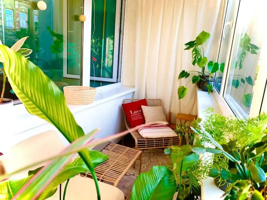 Three bedroom with two terraces for 7people+baby