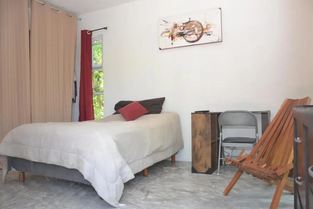 Relaxing comfortable jungle view Eklum Villa Rivera Maya Puerto Morelos POOL AC GYM GATED COMMUNITY