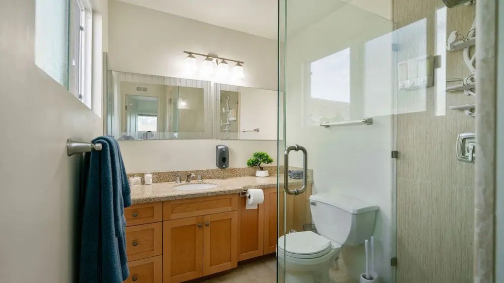 Home Ensuite With Panoramic City View