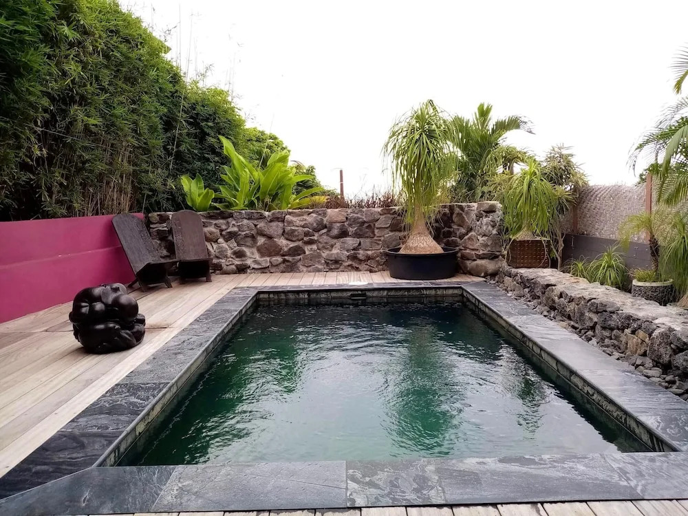 Villa with 2 Bedrooms in Saint-Paul, with Wonderful Sea View, Private Pool, Enclosed Garden - 9 Km From the Beach