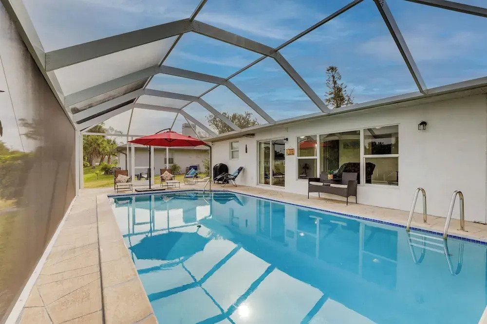 Riverfront Florida Retreat w/ Pool, Patio & Grill!